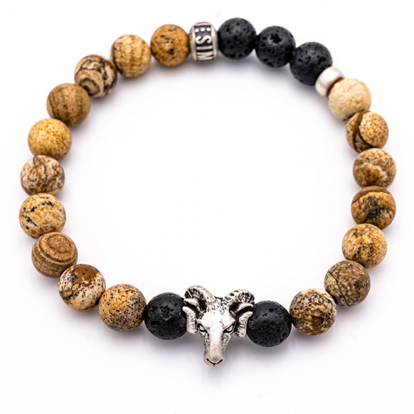 Herrenarmband Sternzeichen Widder