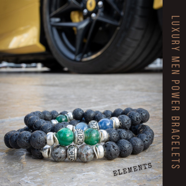 THE ELELEMENTS PREMIUM HERRENARMBAND SET – Klarheit & Präsenz