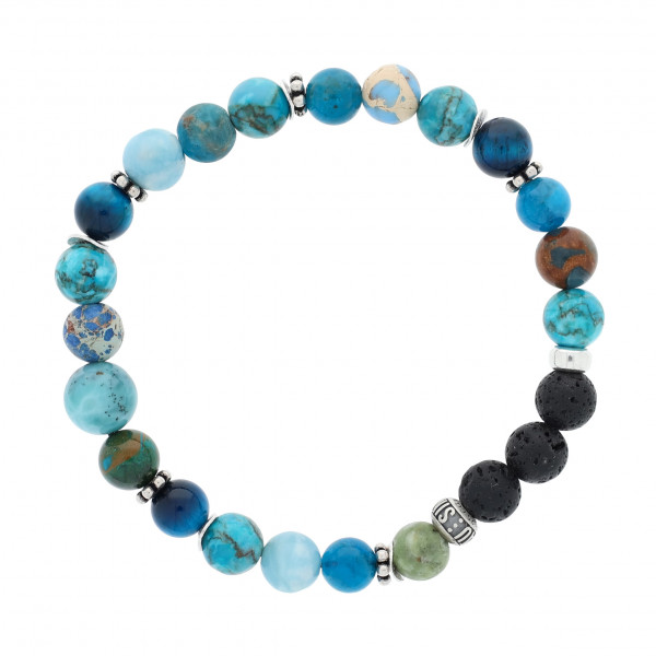 Armband Boot - Larimar Farbe des Meeres