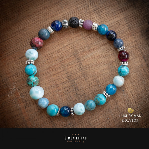 Herrenarmband-Luxury Man Edition RUBI