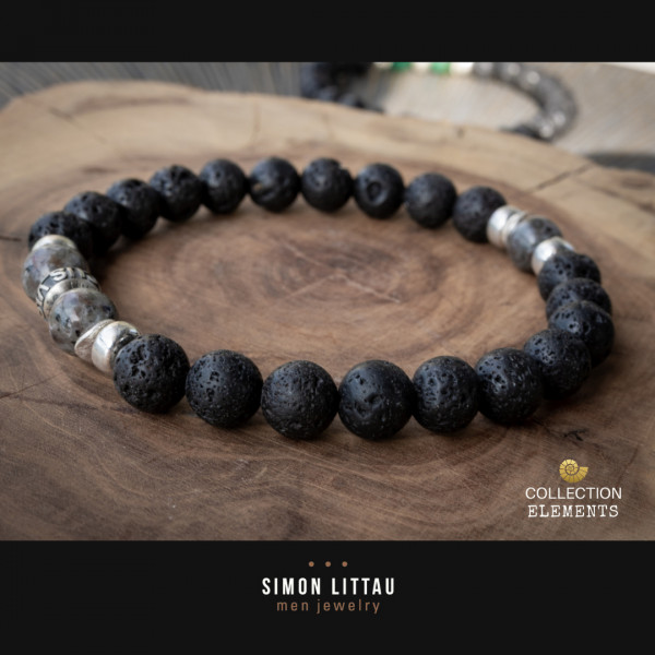 luxus-herrenarmband-yooperlith-grau-handgefertigt