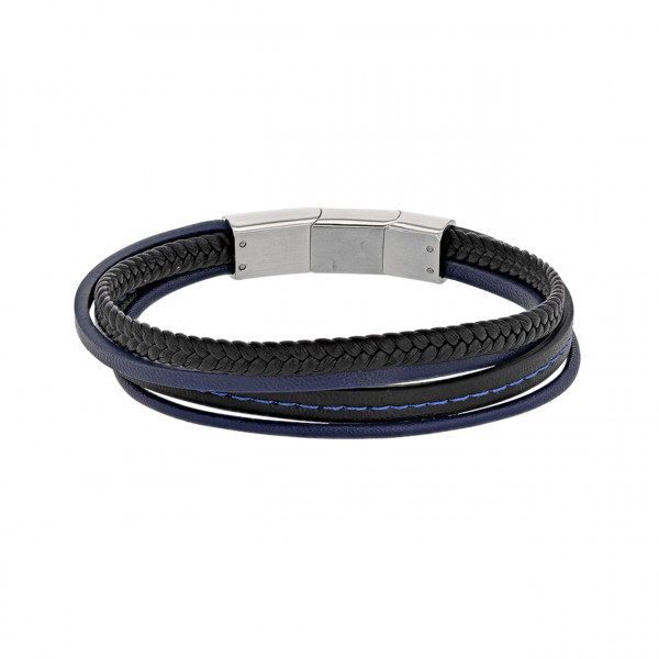 Vierreihiges stylisches Lederarmband für Männer