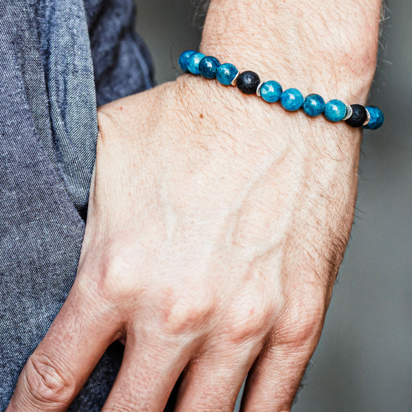 Apatit Edelstein Armband blau - Motivation, Image